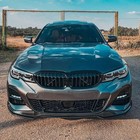 Front Bumper Lip Splitter For Bmw 3-series G28 M Sport Abs Carbon Fiber Print