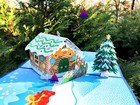 3d Pop Up Greeting Card Merry Christmas Holidays Winter Snow Gift Family Friends