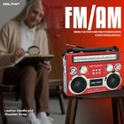 Dolphin Retrobox Portable Bluetooth Am fm Radio   Mp3 Speaker W antenna