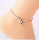 Women Heart Anklet Barefoot Sandal Beach Foot Chain Ankle Bracelet Jewelry New