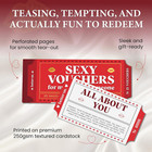 25 Sexy Couples Vouchers     Naughty Coupon Book For Him Or Her   Flirty   Intimat