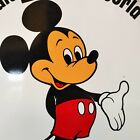 Vintage Walt Disney World Souvenir Tray Mickey Mouse Metal Tin Plate 10 3 4 