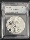 2019 S Enhanced Reverse Silver Eagle Coa 11615 Only 29 910 Less In Rp70 Icg Ogp