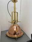 Marine Brass   Copper Pendant Light Nautical Ceiling Fixture Vintage Hanging Dec