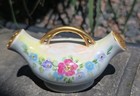 Antique Hc Royal Bavaria Hand Painted Gold Gilding Two In One Salt Pepper Shaker
