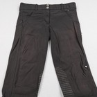 Equiline Pants Womens Size 46 Black Breeches Equestrian Horseback Riding Italy