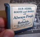 Vintage Sw Gould   Bros  Yarrow  1900s Pharmacy New Box  Malden Mass   Blue