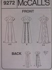 Oop Mccalls 9272 Misses mp Princess Seam Dress In 5 Looks Pattern 14-16-18 Uc
