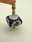 Judaica Dreidel Tree Of Life Hanukkah Spinning Top Blue Silver Gold 3 