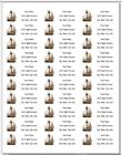 150 Lighthouse With Flowers Mailing Return Address Labels Personalized