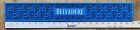 Belvedere Vodka  brand New Blue   White Rubber Rail Runner Spill Coaster Bar Mat