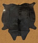 Tricolor Black Cowhide Exotic Rugs Hair On Cowskin Area Rug Large Size