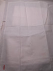 Lot Of 3 Vintage Twa Cloth White Cotton Napkin Tray Cover Mats 21 X 15 