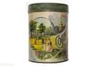 This Rare 1910s    country Club  Litho 25 Humidor Cigar Tin In Good Condition
