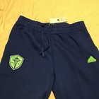 Adidas Seattle Sounders Fc Travel Pants Mens Large Blue Joggers Mls Soccer Nwt