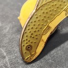 Vintage 80s Jumping Salmon Fish Lapel Pin Men s Green Enamel Fisherman Hat Cap