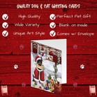 Dear Santa Mailbox Christmas Letter Doberman Pinschers Dog Greeting Cards - A   