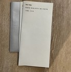 Piero Polato Design Stainless Steel Card Holder 1985 Italian New Rare