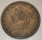 1837 Hard Times Token Millions For Defence Not One Cent Token