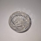 Vintage Crystal Cut Glass Decanter Bottle Stopper - Topper Only  Round 1  13 16 