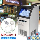Zokop 110 Lbs Commercial Ice Maker Machine Bar Restaurant Food Service Heavy New