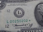 1976  2 Centennial Note Star Note  san Francisco  Uncirculated 00250202 