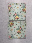 Longaberger Retired  Small Mixed Bouquet  Napkin Set  2  Piece Set New