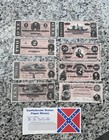 Facsimile Confederate States Paper Money Set 