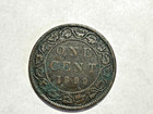 Canadian 1899 Large One Cent Coin   Queen Victoria