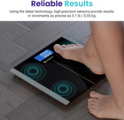 Bathroom Scale For Body Weight  Highly Accurate Digital Electronic Weighing Mach