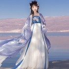 Chinese Hanfu Embroidery Han Element Style Dress Party Role Playing Dress