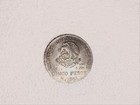 Mexico 5 Pesos Hidalgo Silver Coin     Large