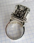 Knights Of Columbus 4rd Degree  Ring  Silver