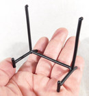 Easel Display Stand Lot Of Five Black Iron Small Size