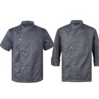 Unisex Men Chef Coat Jacket Restaurant Kitchen Workwear Cooking Hotel Uniform