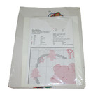 Leisure Arts Christmas Winnie The Pooh Counted Cross Stitch Kit  34014 Skating