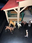Schleich Horse Pony Stable Barn Playset With Fence And Accessories Horses Riders