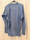 O   neill Blue Grey Men   s Long Sleeve Spf 50 Performance Fit Rash Guard Size L 