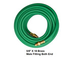 Argon Gas Hose For Mig tig Flowmeter 1 4  Id 25ft 5 8 x18 Male  Inert Gas Hose
