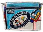 Disney Mickey Mouse Flannel Sheets 3 Piece Twin Set 100  Cotton New Vintage