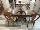 Antique Dining Table And Chairs Set