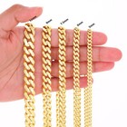 Yellow Gold Cuban Royal Monaco 10k Chain 5mm-20mm Necklace Bracelet 6 -30 
