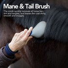 1pc Horse Mane And Tail Brush Professional Humanized Handle Horsetail Comb