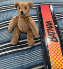 3  Miniature Fully Joined Brown Teddy Bear Vintage