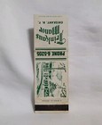 Vintage Matchbook Cover Trinkhaus Manor Restaurant Oriskany New York Advertising