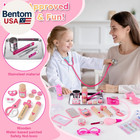 Doctor Kit For Girls  34 Pcs Doctor Kit For Toddlers 3-5 With Medical Storage Ba