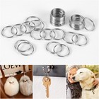 100pcs Key Rings Bulk  Split Key Rings  Keychain Rings And Crafts 1 Inch  25mm 