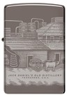 Zippo Jack Daniels Distillery Design Black Ice Pocket Lighter 46797