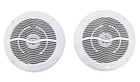  4  Rockville Rmc65w 6 5  1200 Watt Waterproof Marine Boat Speakers 2-way White