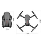 New 2 4 Battery Rc Drone With 4k Hd Dual Camera Wifi Fpv Foldable Quadcopter